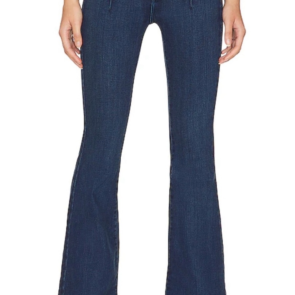 We The Free Jayde Dark Blue Flare Jeans Size 27